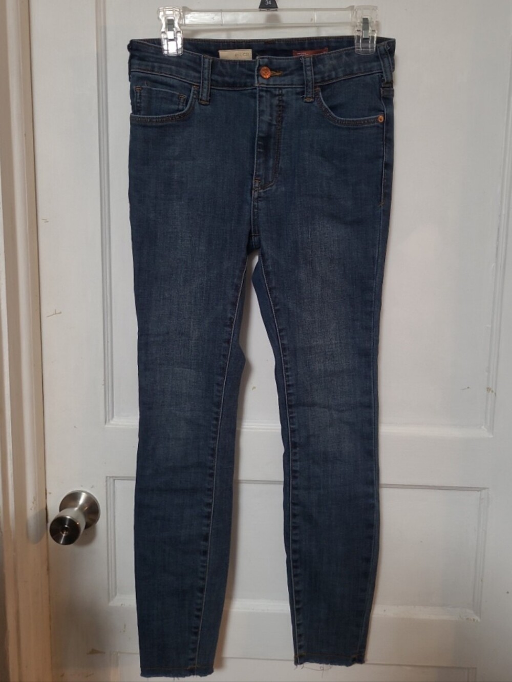 Anthropologie Pilcro High Rise Stretch Skinny Jeans 27 Or 4